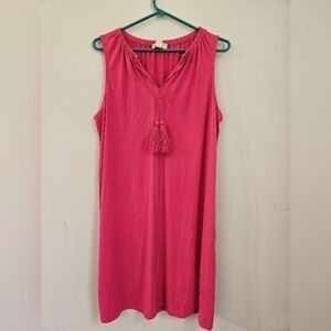 Michael kors tassle shift dress